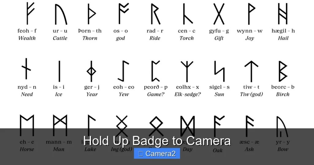 Hold Up Badge to Camera