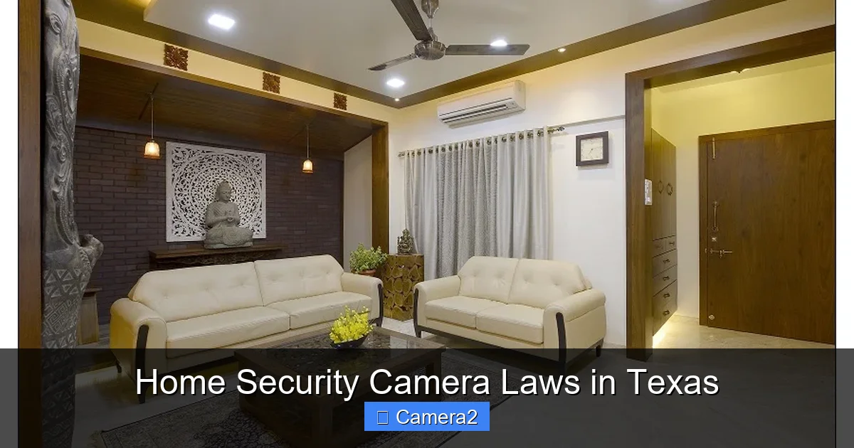 Home Security Camera Laws in Texas