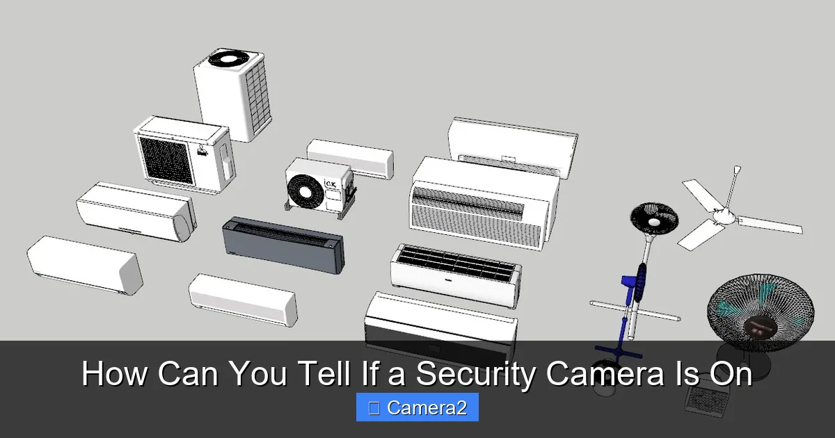 How Can You Tell If a Security Camera Is On