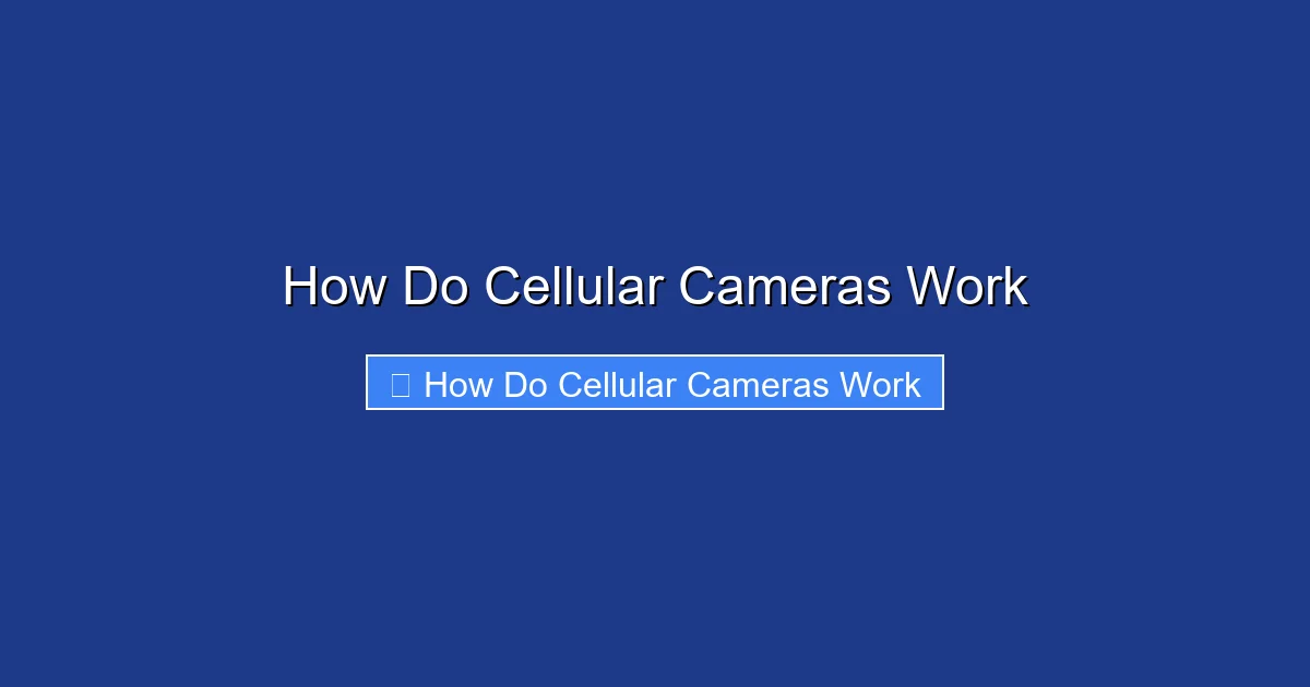 How Do Cellular Cameras Work