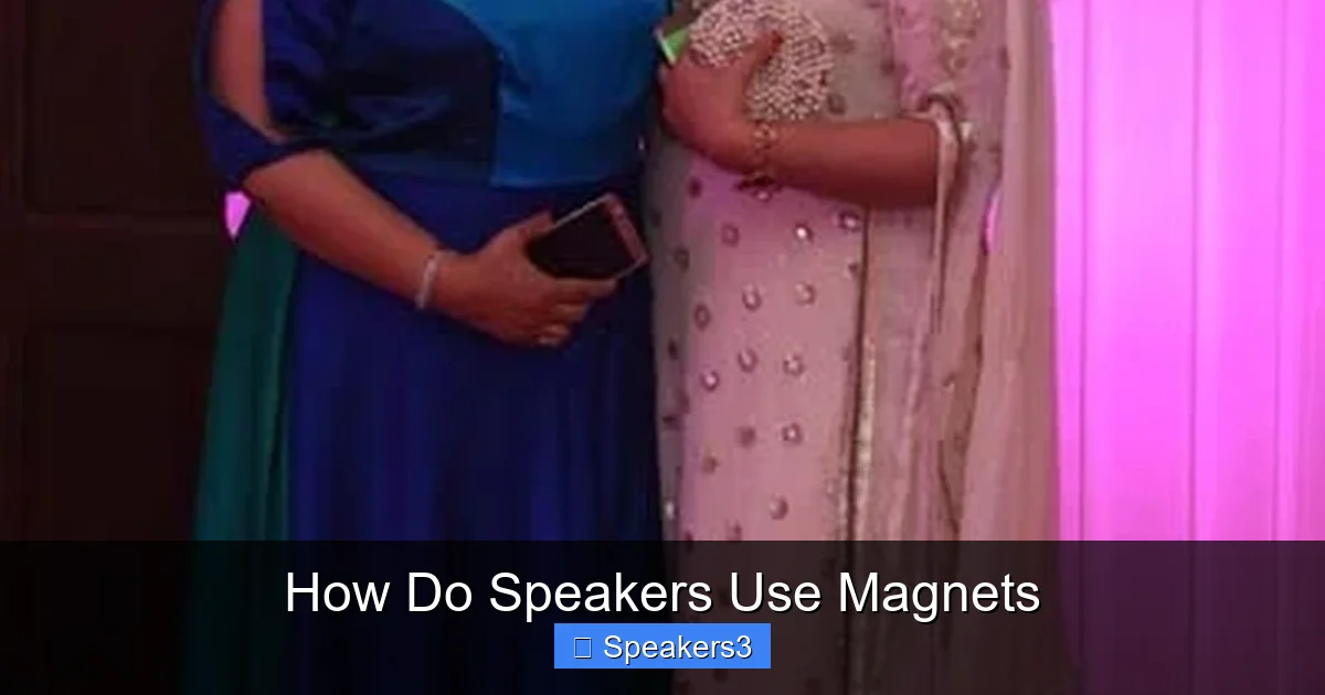 How Do Speakers Use Magnets