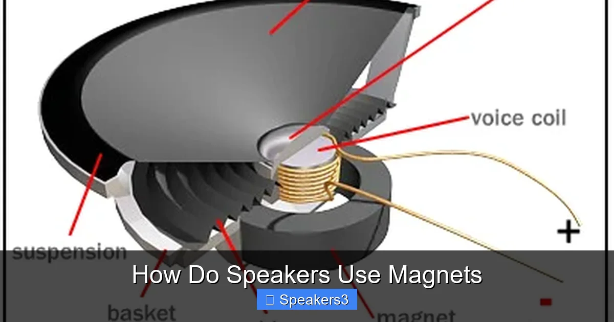 How Do Speakers Use Magnets