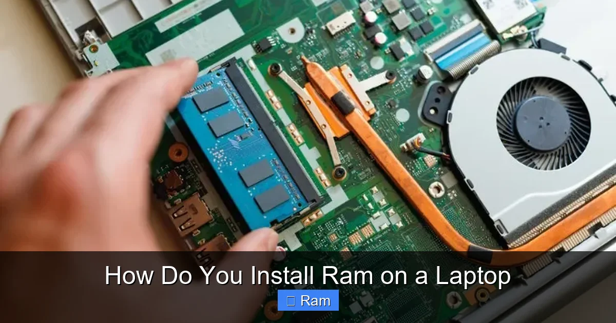 How Do You Install Ram on a Laptop
