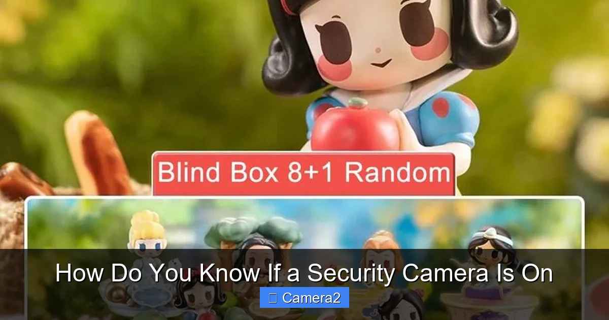 How Do You Know If a Security Camera Is On