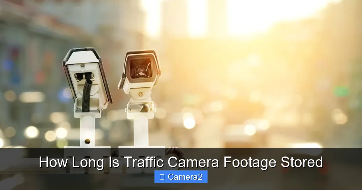 How Long Is Traffic Camera Footage Stored