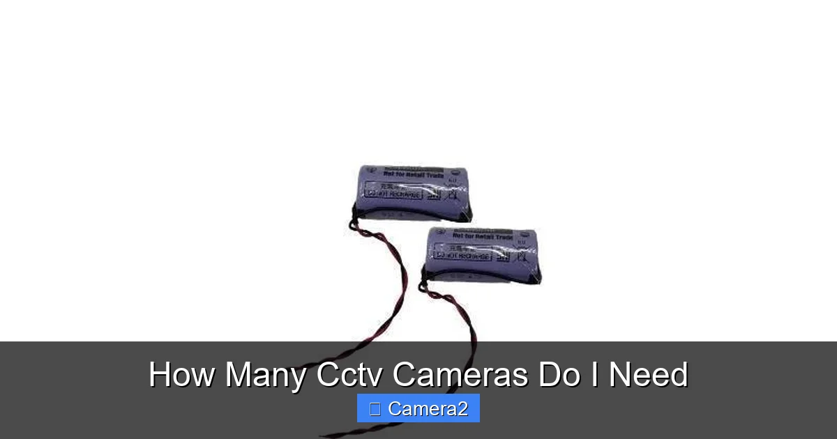 How Many Cctv Cameras Do I Need