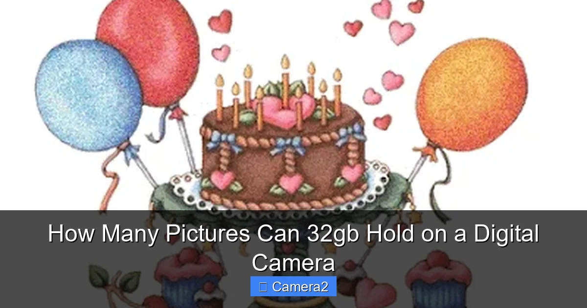 How Many Pictures Can 32gb Hold on a Digital Camera