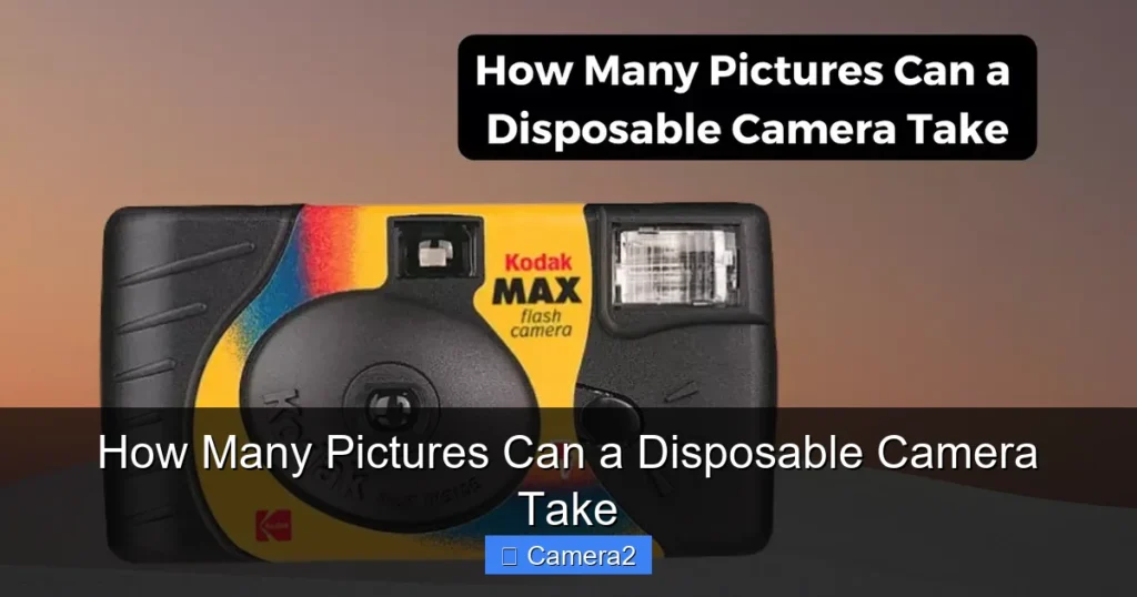 How Many Pictures Can a Disposable Camera Take