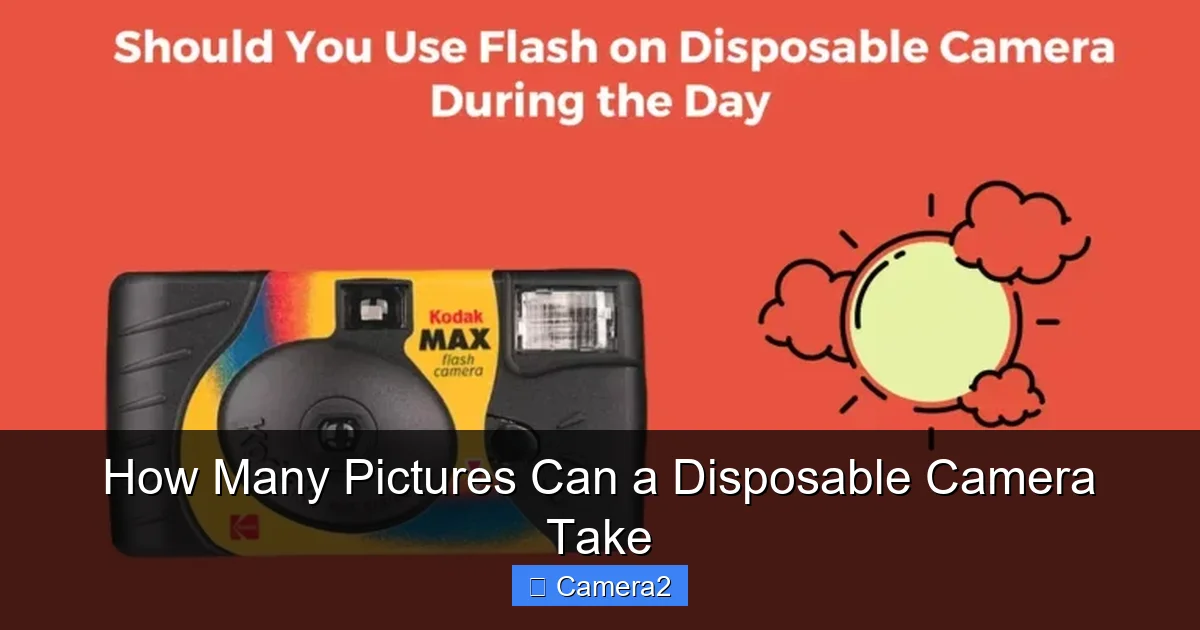 How Many Pictures Can a Disposable Camera Take