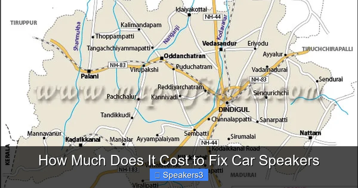 How Much Does It Cost to Fix Car Speakers