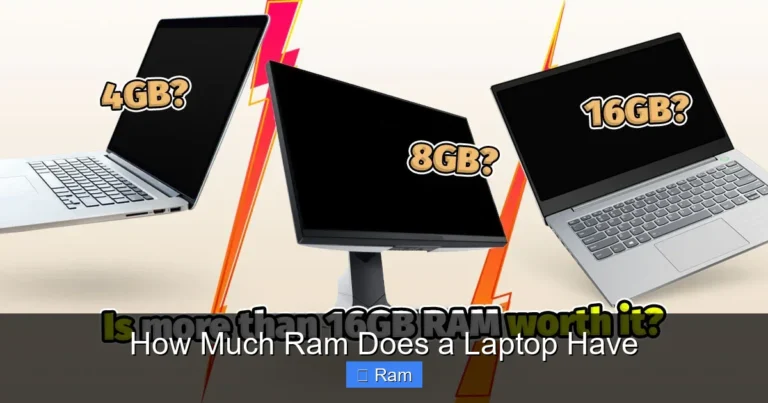 How Much Ram Does a Laptop Have