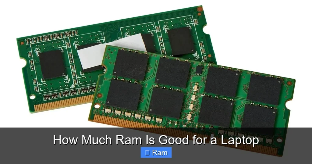 How Much Ram Is Good for a Laptop