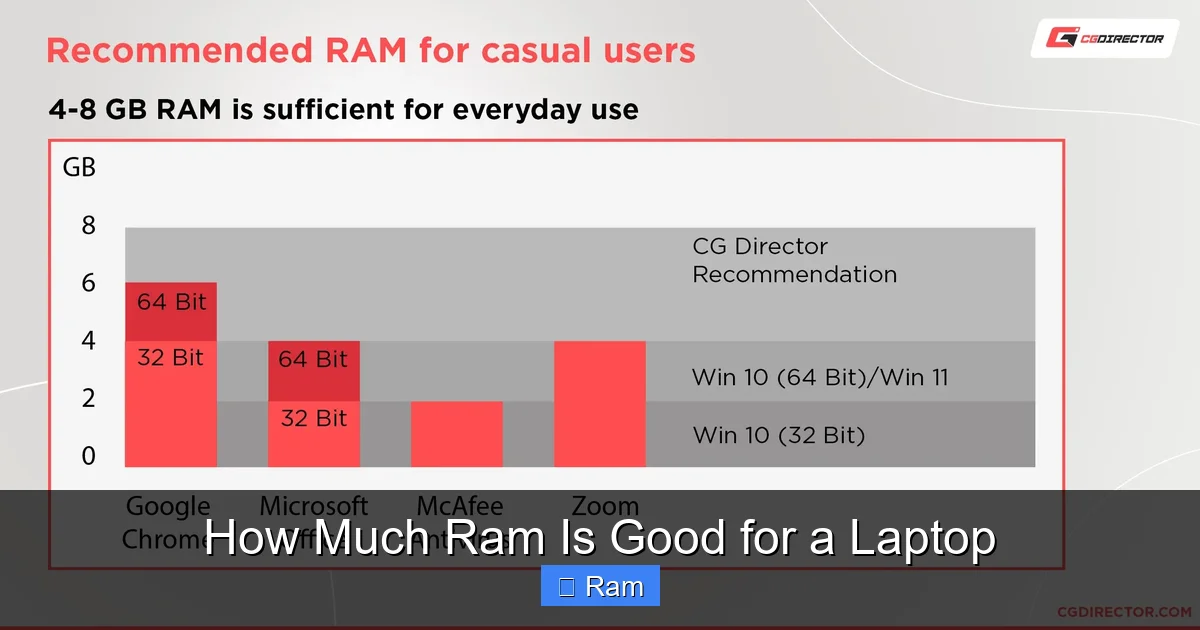 How Much Ram Is Good for a Laptop