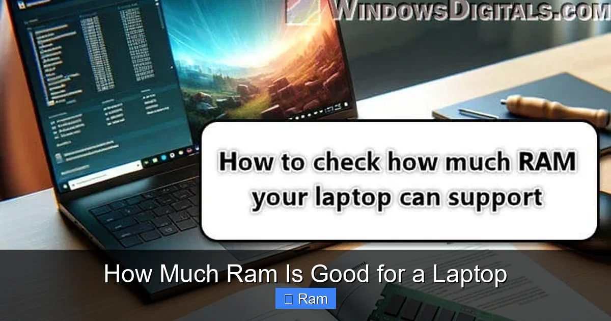 How Much Ram Is Good for a Laptop