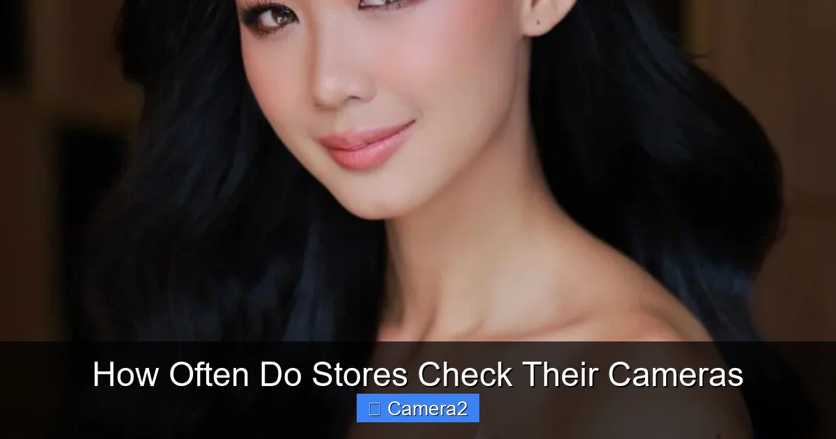 How Often Do Stores Check Their Cameras