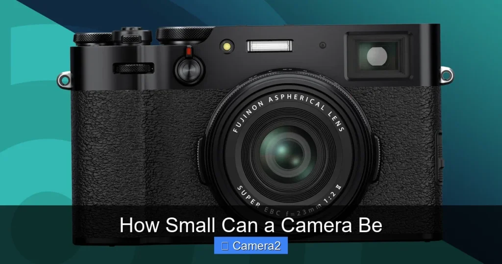 How Small Can a Camera Be