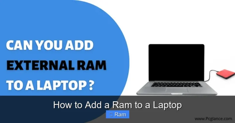 How to Add a Ram to a Laptop