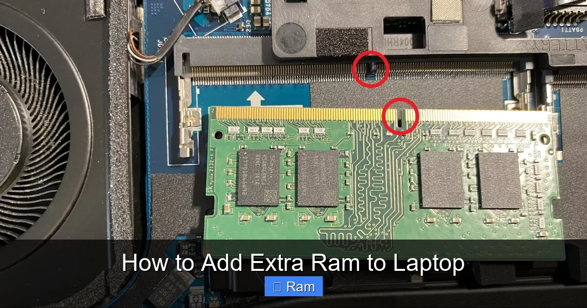 How to Add Extra Ram to Laptop