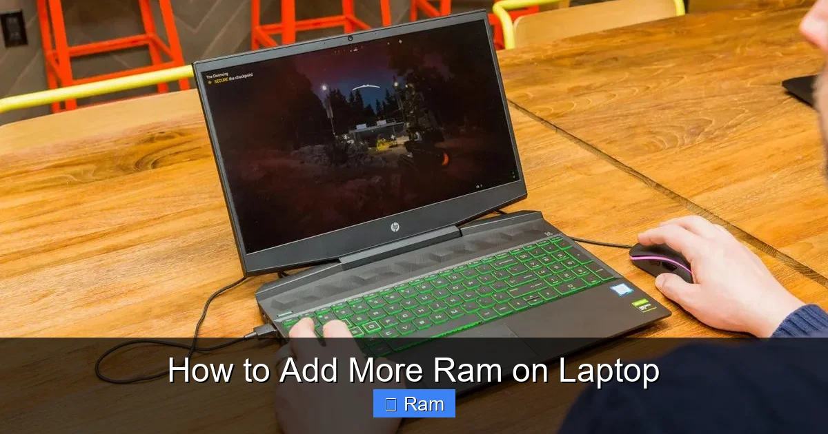 How to Add More Ram on Laptop
