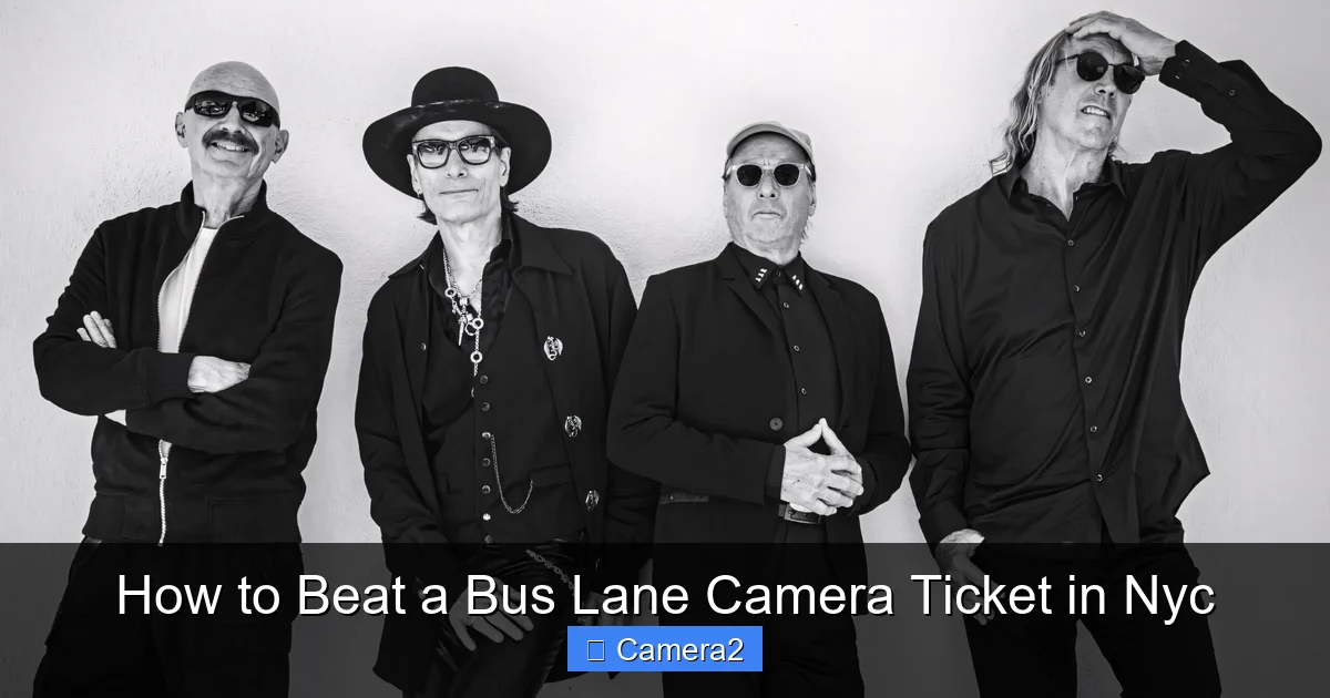 How to Beat a Bus Lane Camera Ticket in Nyc