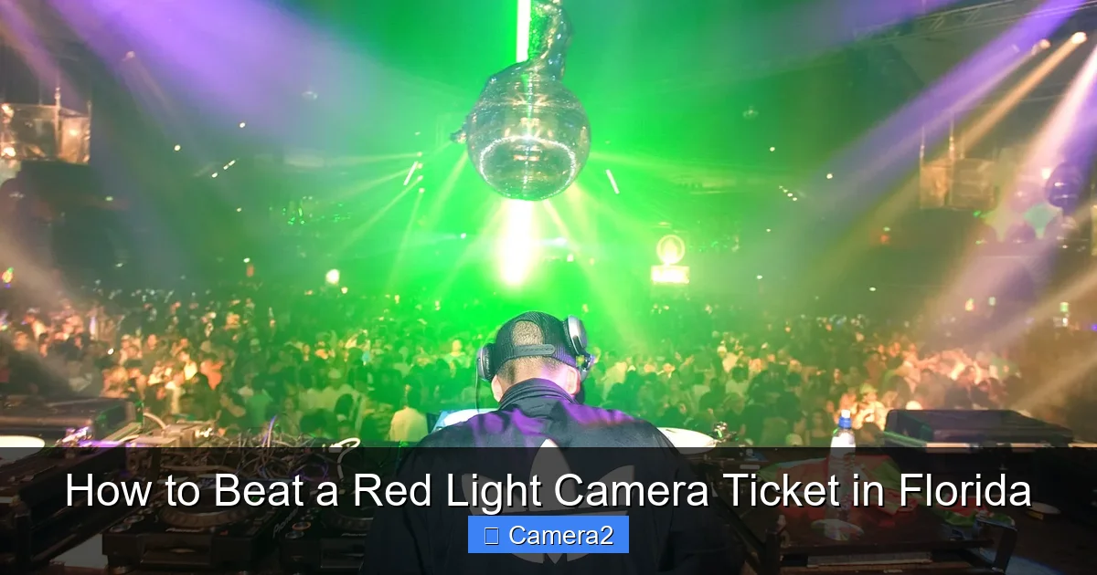 How to Beat a Red Light Camera Ticket in Florida