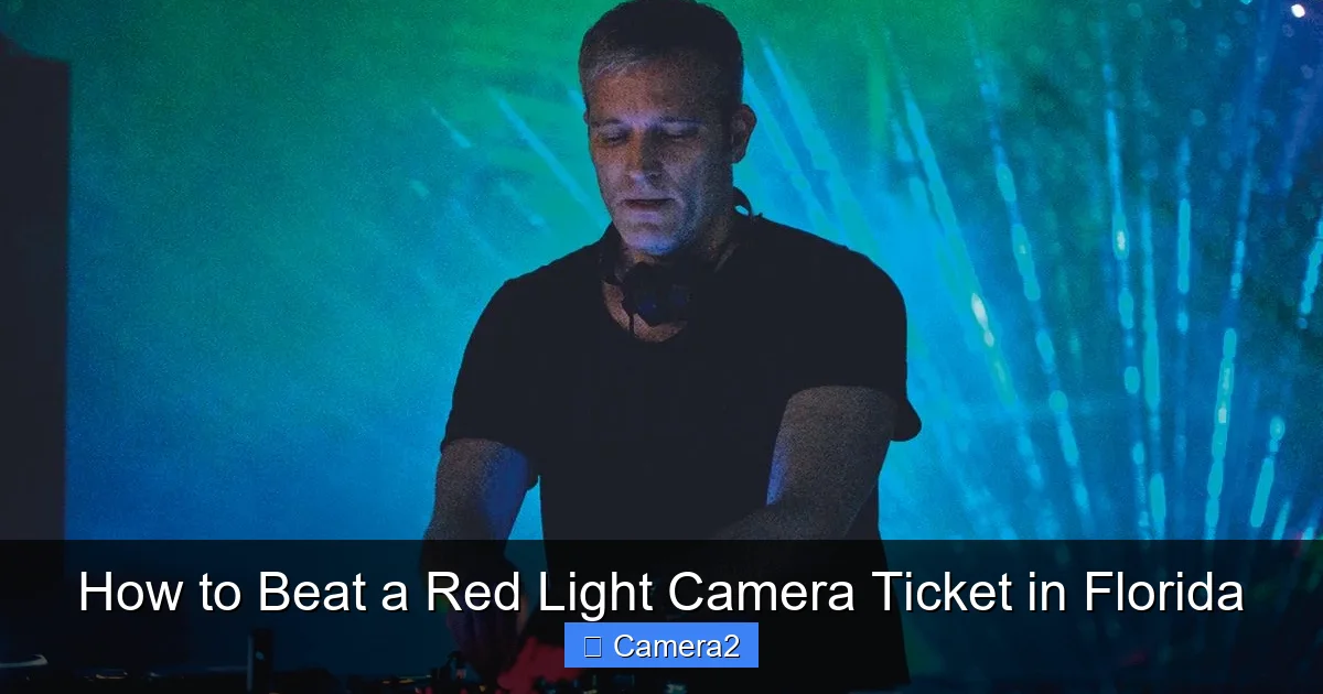 How to Beat a Red Light Camera Ticket in Florida