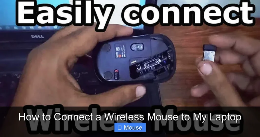 How to Connect a Wireless Mouse to My Laptop