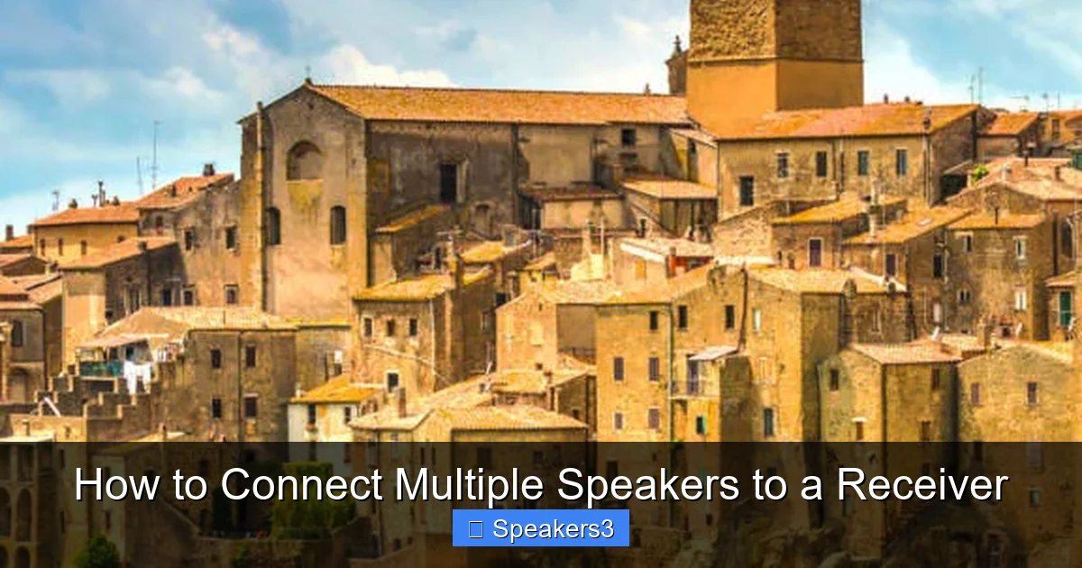 How to Connect Multiple Speakers to a Receiver