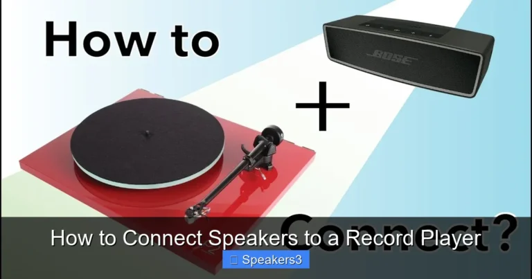 How to Connect Speakers to a Record Player