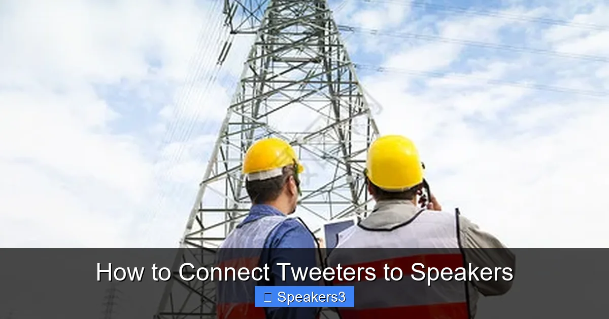 How to Connect Tweeters to Speakers