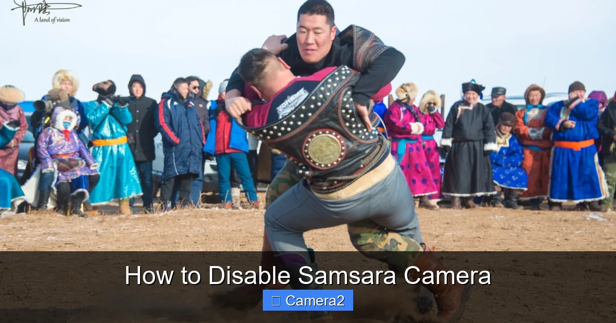 How to Disable Samsara Camera