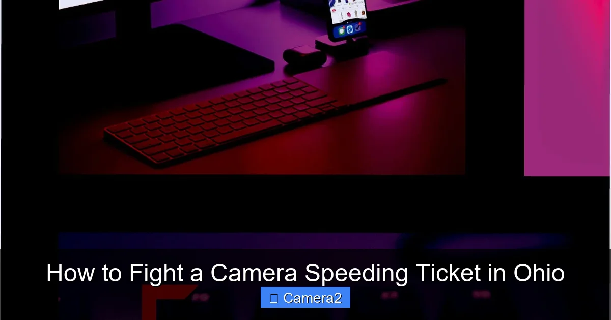 How to Fight a Camera Speeding Ticket in Ohio