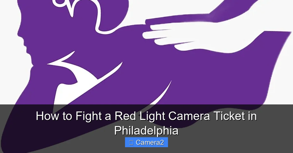 How to Fight a Red Light Camera Ticket in Philadelphia