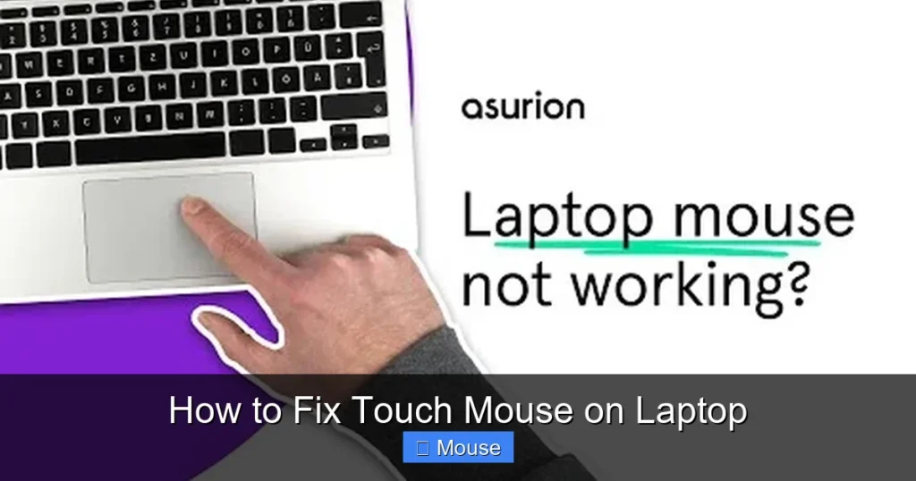 How to Fix Touch Mouse on Laptop