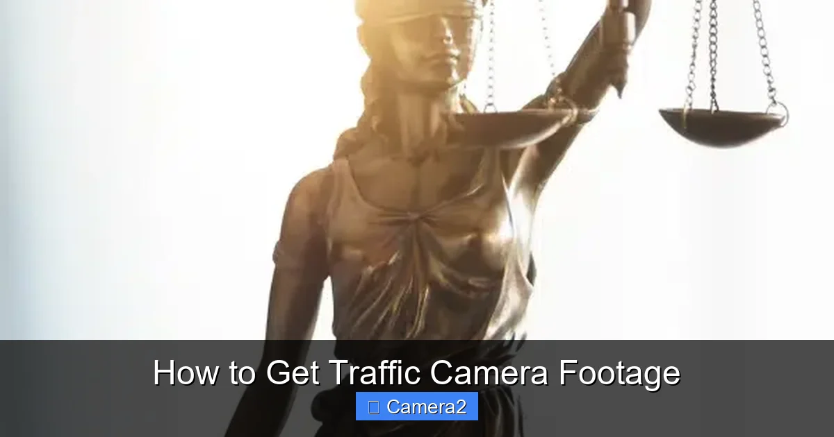 How to Get Traffic Camera Footage