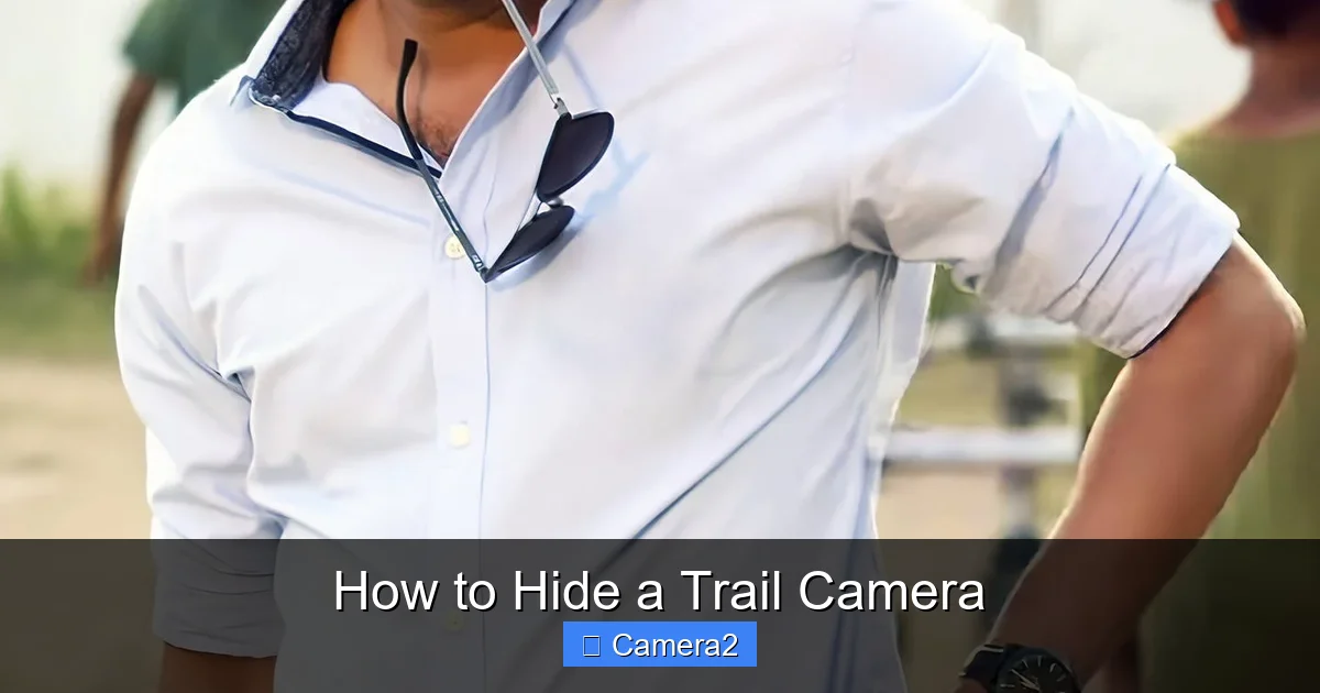How to Hide a Trail Camera