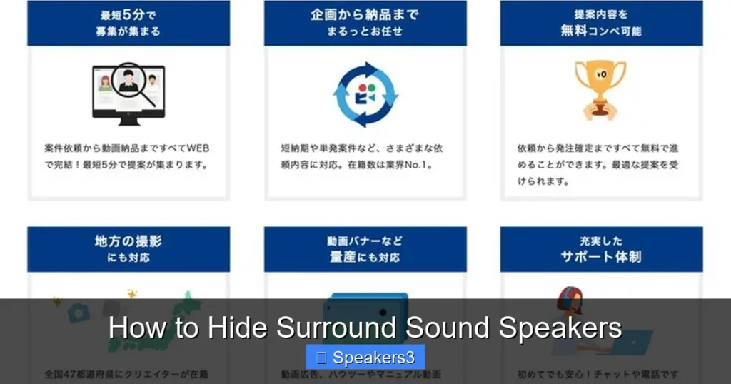 How to Hide Surround Sound Speakers