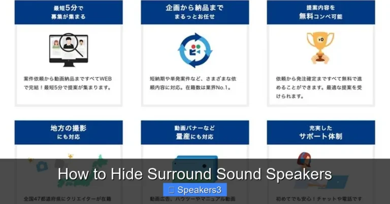 How to Hide Surround Sound Speakers