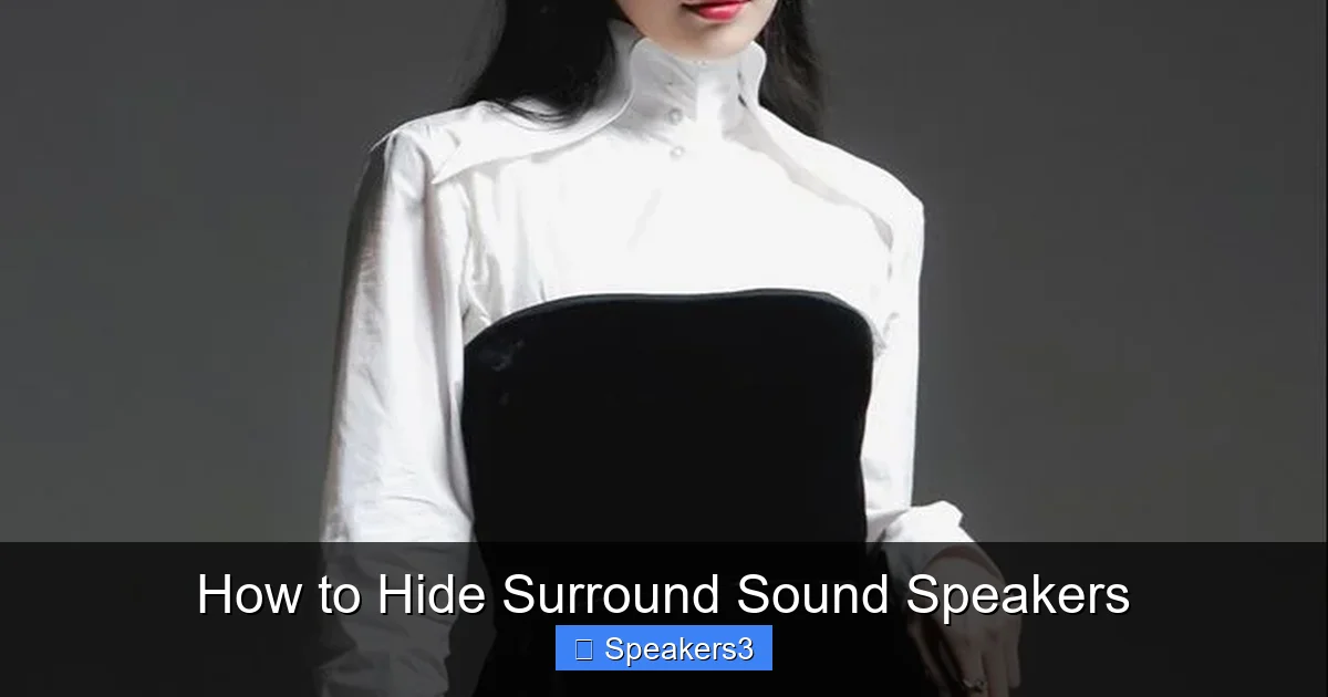 How to Hide Surround Sound Speakers