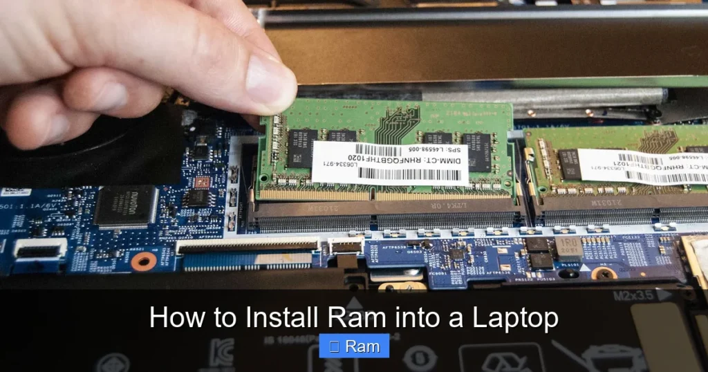 How to Install Ram into a Laptop