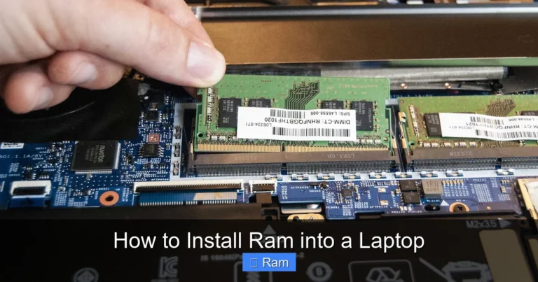 How to Install Ram into a Laptop