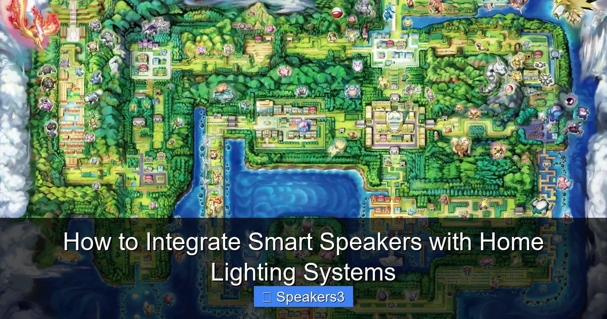 How to Integrate Smart Speakers with Home Lighting Systems