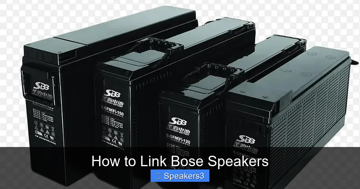 How to Link Bose Speakers
