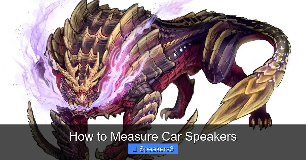 How to Measure Car Speakers