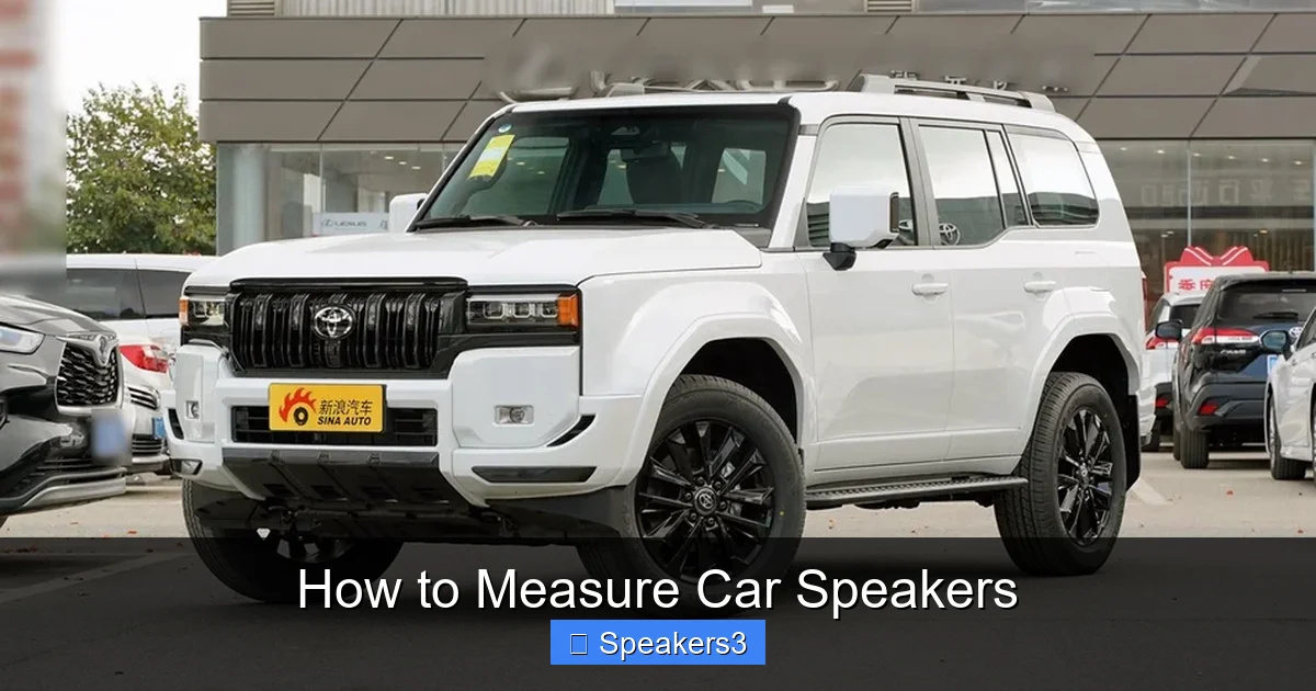 How to Measure Car Speakers