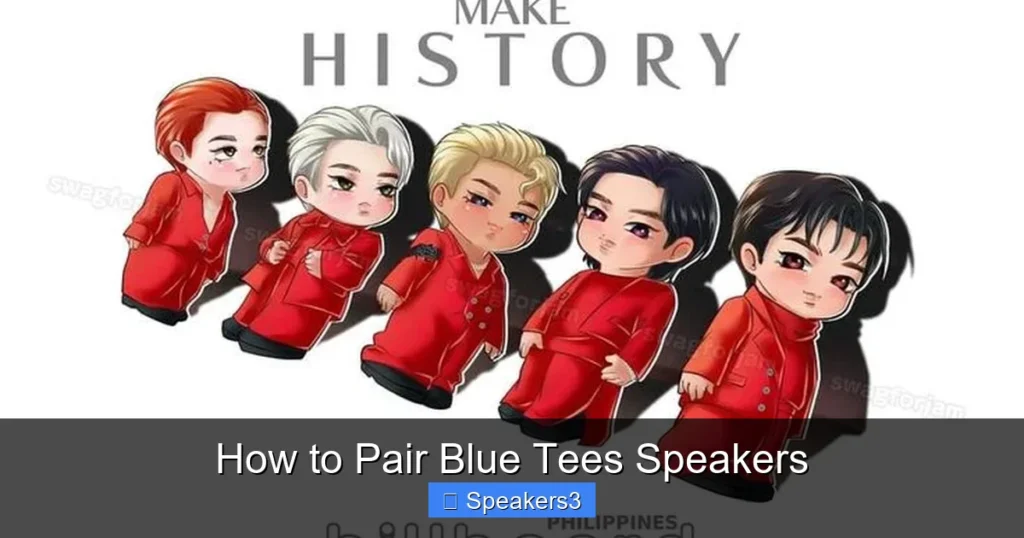 How to Pair Blue Tees Speakers