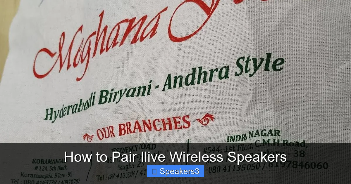 How to Pair Ilive Wireless Speakers