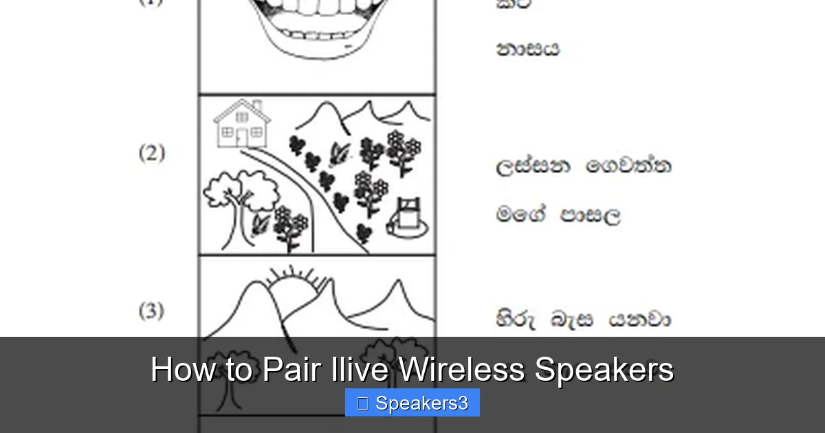How to Pair Ilive Wireless Speakers