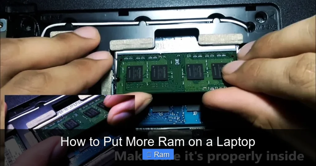How to Put More Ram on a Laptop