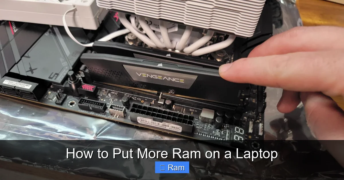 How to Put More Ram on a Laptop